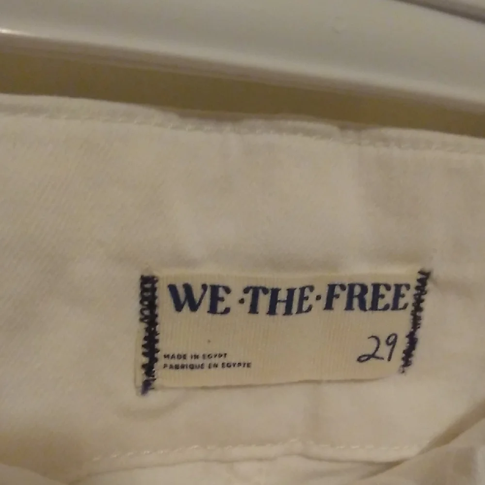 We The Free Jayde High-Waisted Flared White Denim Jeans Women's Size 29 Short - Picture 5 of 9